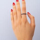 The Eternity žiedas su juodais deimantais (S) nuo 0,82 ct