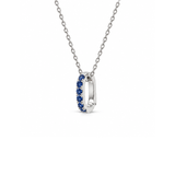 auksinis pakabukas su safyrais