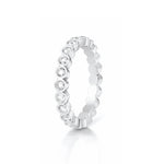 deimantine juostele bezel setting baltas auksas