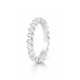 deimantine juostele bezel setting baltas auksas