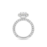 halo stiliaus ziedas su deimantaisx