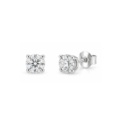 stud stiliaus auskarai su deimantais 0,3 ct