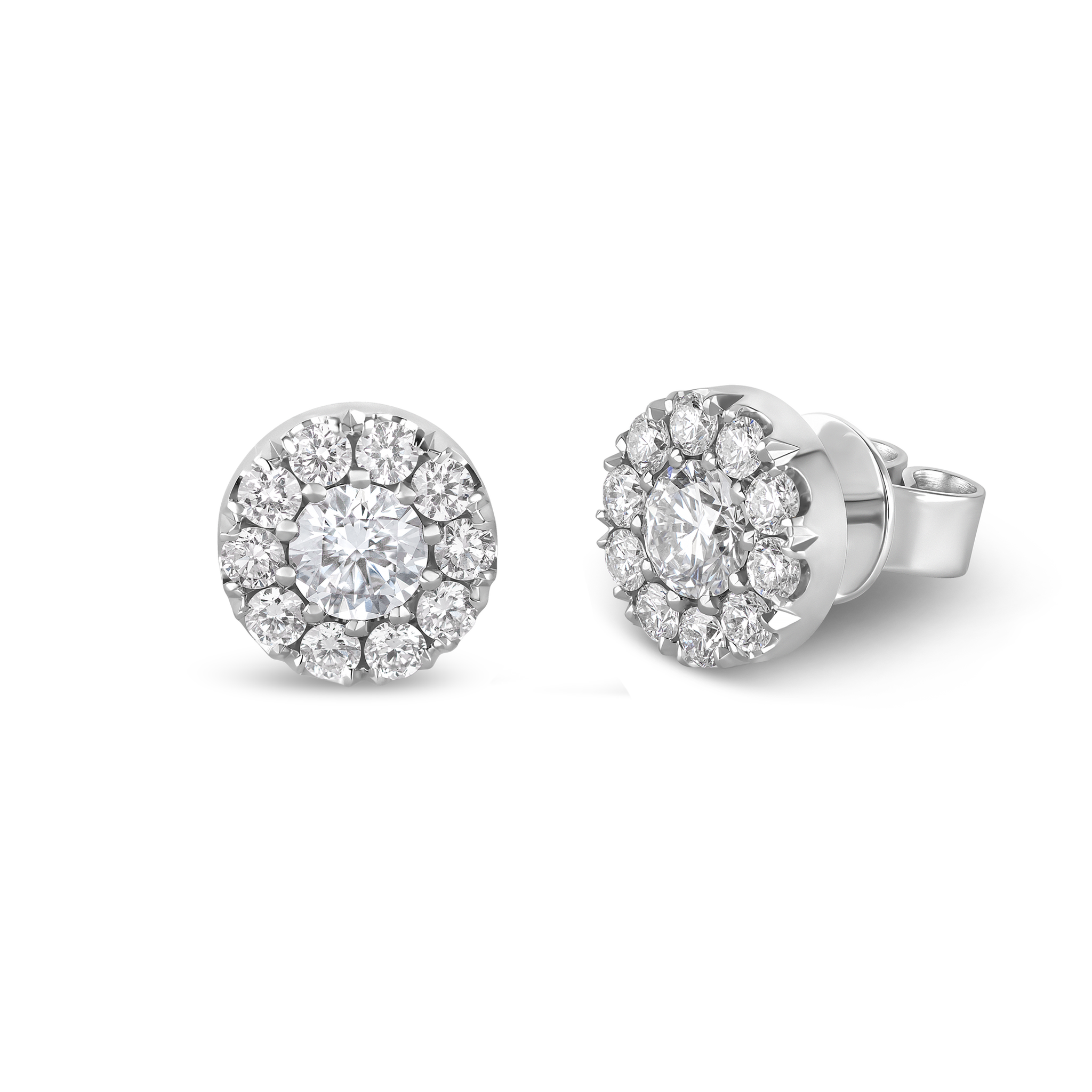 auskarai su deimantais